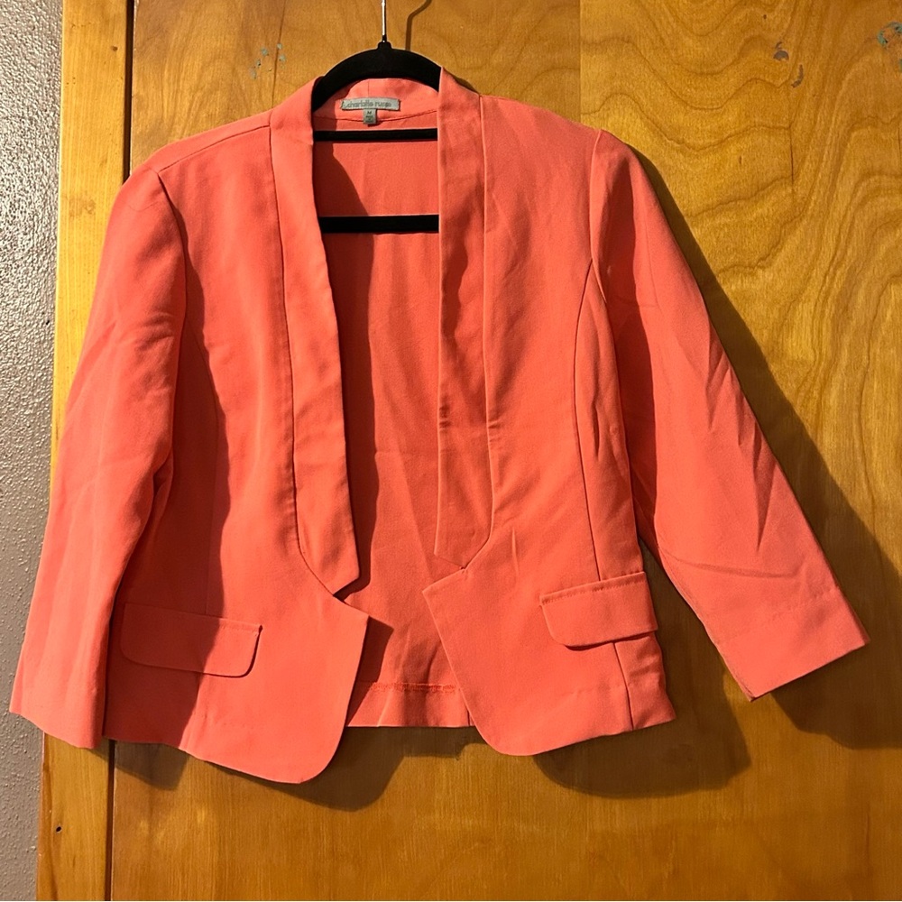 Charlotte Russe Pink Tailored Blazer